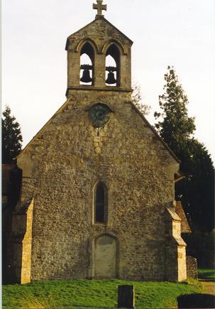 Just off the road, this little church is easily overlooked